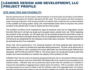 Site Analysis and Feasiblity